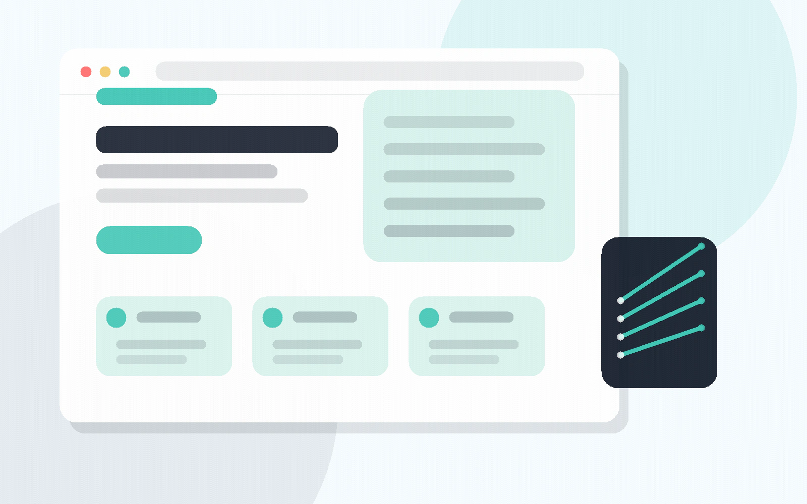 정형외과 홈페이지 진료과목과 예약 전환 구조 예시 화면